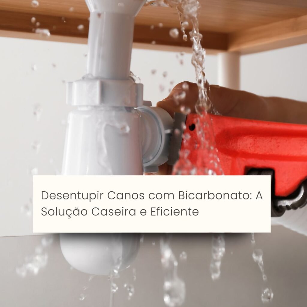 Desentupir Canos com Bicarbonato